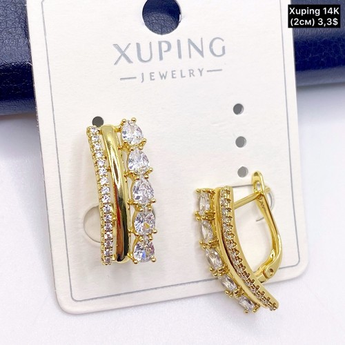 Сережки Xuping14К 10493 (2,0 см.) 